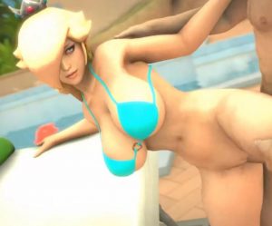 rosalina sex by poolside