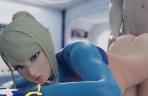 Samus bent over and fucked - Metroid Rule34 by midnightsfm