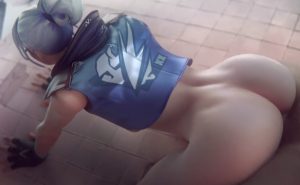 Valorant Jett 3D hentai