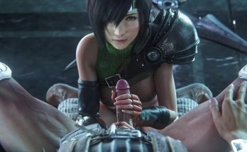 Yuffie blowjob and creampie - Final Fantasy 3D hentai video