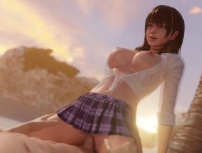 Nanami Short Skirt beach sex - Dead or alive rule 34 video