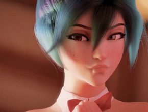 horny bunny kiriko blowjob video