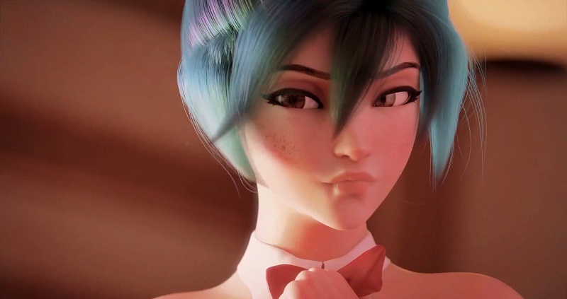 horny bunny kiriko blowjob video